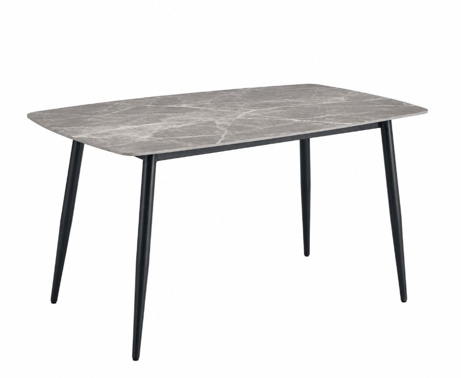Mesa Roma fija · 1,20 m × 80 cm · Gris mármol — foto 2