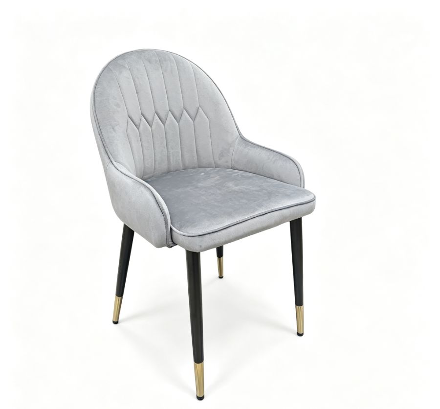 Silla París Velvet · Gris 39 — foto 2