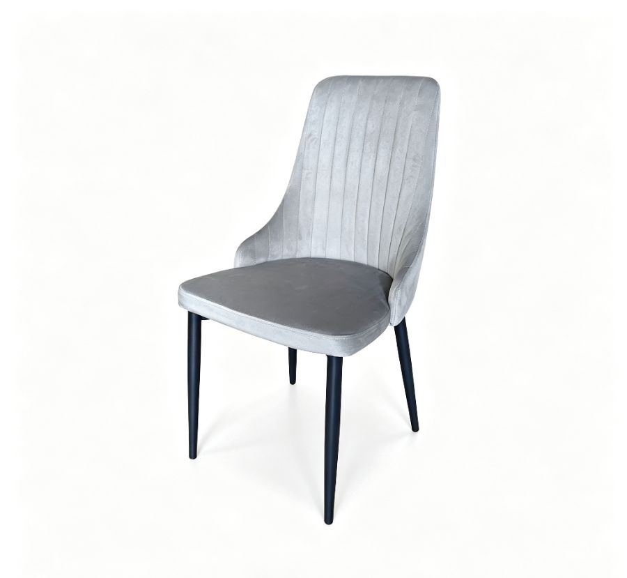 Silla Viena Velvet · Gris 39 — foto 2
